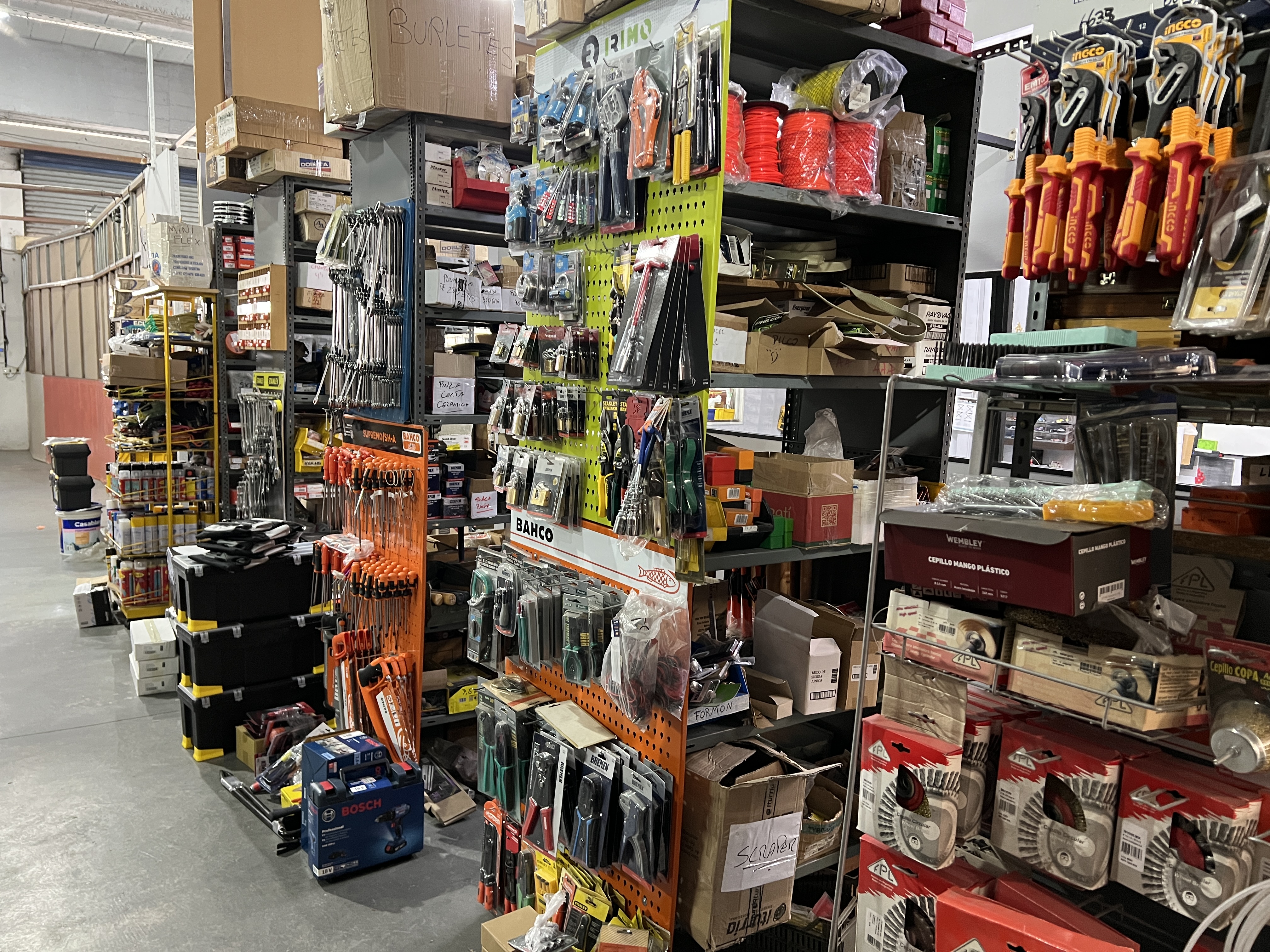 Amplio stock de productos